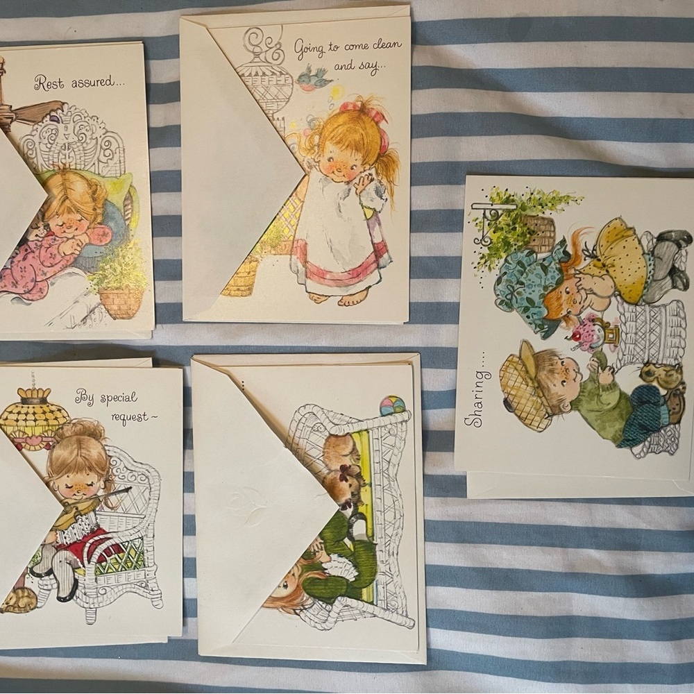 Vintage Greeting Cards Set